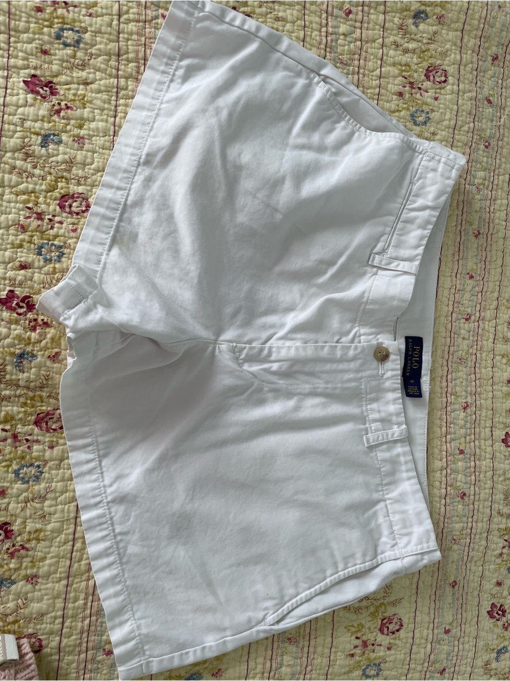 Ralph Lauren White Women's Bermuda Shorts